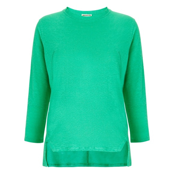 Whistles 100% Linen Sweater – 3/4 Sleeves – Size Small - Picture 2 of 12